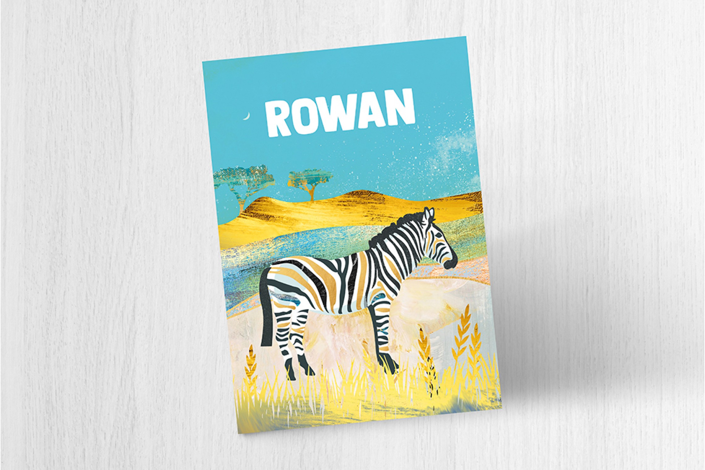 Zebra in natuur